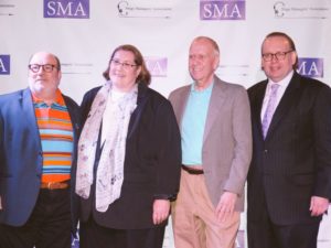 Jimmy McDermott, Jill Rendall, Frank Hartenstein, and Craig Jacobs at the Del Hughes Awards 2015
